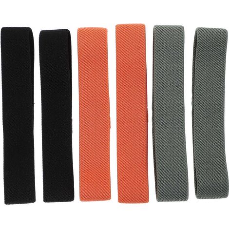 Lot de 6 sangles élastiques en nylon pour boîtes à bento et boîtes à lunch.-15X2.5X0.5CM-Random Color (1/4)