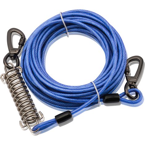 Cordon d'attache pour chiens de jardin, laisse longue pour grands chiens