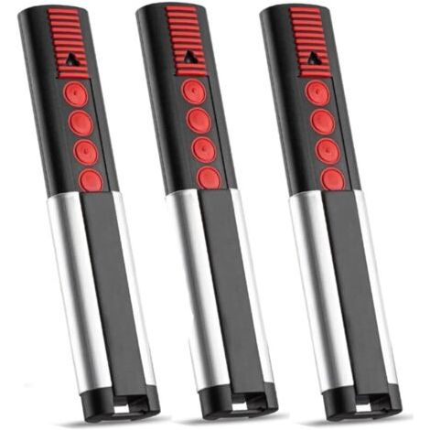 Pair Lot de 3 télécommandes pour porte de garage Sommer 4020 TX03-868-4, 4020V000, 4025V000, 4026V000, 4 canaux (1/5)