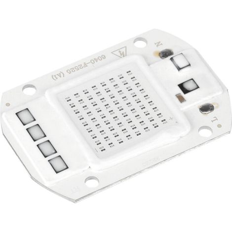 Puce LED, source lumineuse de puce COB AC220V 50W 6040 convient pour la lampe de projecteur de projecteur LED bricolage(Lumière bleue)