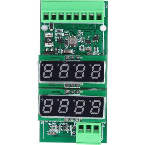 Temperaturtransmittermodul mit Detektionssensor, hochpräzise Digitalanzeige 2PT100 WSM03-01 (ohne Sockel) (1/5)