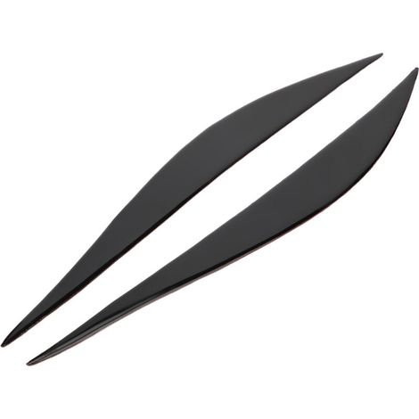 Paire de phares à sourcils et yeux, garniture moulée, noir Piano, pour série 3 F30 2013 – 2015 (1/5)
