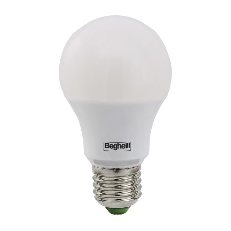 Beghelli Ecoled lampada lampadina led a goccia 9W E27  luce bianco caldo opaca 820lm 3000K lampadina led