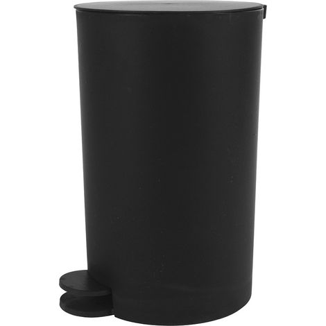 Pattumiera bagno 3 Lt nero con apertura a pedale Orbix (1/4)
