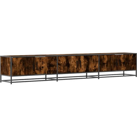 Maison Exclusive - TV-Schrank Räuchereiche 240x35x41 cm Holzwerks