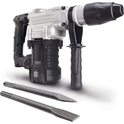 Martello pneumatico rotativo sds-max 10j 1600w 7kg RBH1600M-BE scheppach black