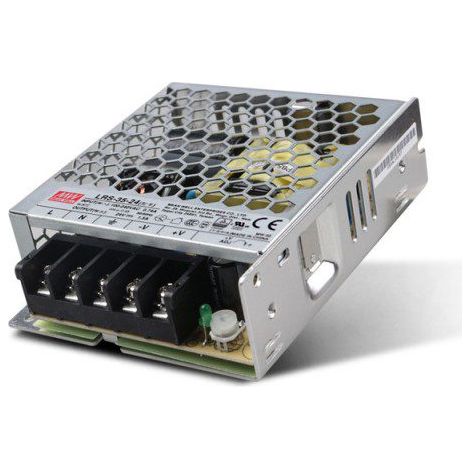 Alimentatore Meanwell 35W per Strip Led 24V Trasformatore LRS-35-24