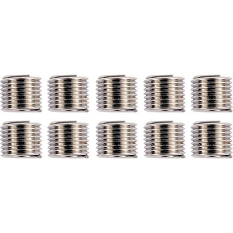 Spiral-Einsätze zur Gewindereparatur M5x0,8x6,7 mm, 20 Stück, Edelstahl