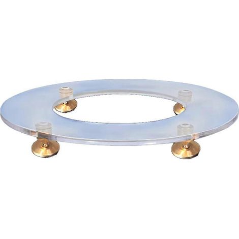 Pied de table antichoc pour enceinte de bureau en verre Aura Studio 3/4/1/2 (1/4)