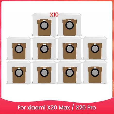 Sacs à poussière de rechange pour aspirateur robot X20 Max / X20 Pro (1/5)