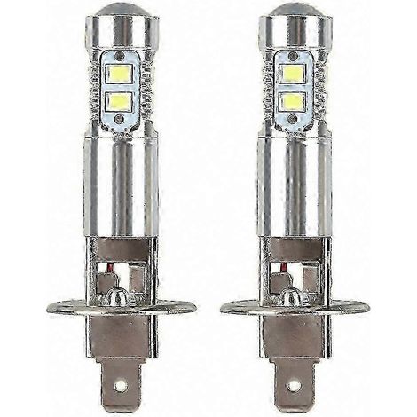 2er-Pack H1 100W 6000K Kaltweiße LED-Scheinwerfer, Abblendlicht, Fernlicht und Nebelscheinwerfer, Hochleistungs-Umrüstsatz (1/5)