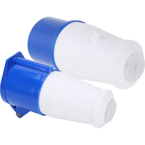 Ensemble 2 Prises Industrielles 3 Broches Monophasé Étanche Antidéflagrant 32A 220-250V (1/5)