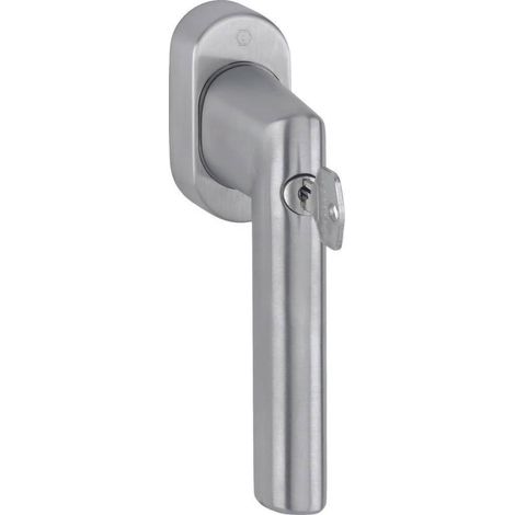 HOPPE® Fenstergriff abschließbar Amsterdam E0400S/US9056 100NM, mit Schrauben, Edelstahl, 12017917 (1/2)