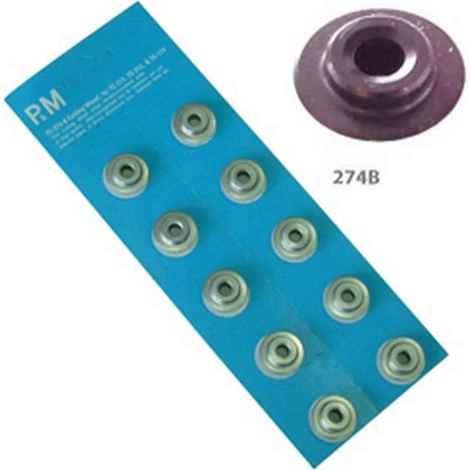 10 ruedas de corte para cortatubos 274B / 312B / 174B