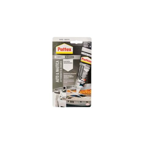 PATTEX SILICONE SISTA SILICON 5 NERO AUTONAUTICA- - ml.60 - 6 blister HENKEL