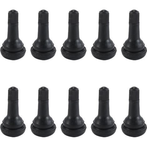 Lot de 10 Tiges De Valve De Pneu en Caoutchouc TR415, Pièce De Rechange pour Jantes sans Chambre À Air (1/5)
