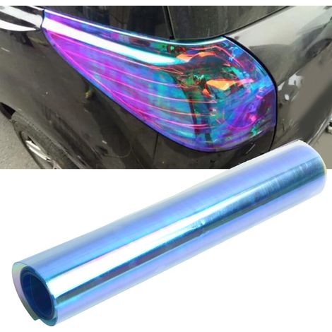 Universelle transparente und farbige Schutzfolie für Scheinwerfer 30 x 120 cm mit Rakel, PVC-Folie für Kfz-Rückleuchten und -Scheinwerfer (1/5)