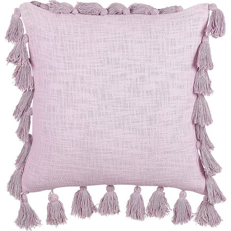 Throw Cushion LYNCHIS Cotton 45 x 45 cm Pink