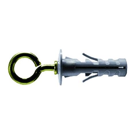 Koncreto Tassello Nylon 'Nc-Oc' Mm 9/40 Pz 4 Occhiolo Chiuso. In Blister.