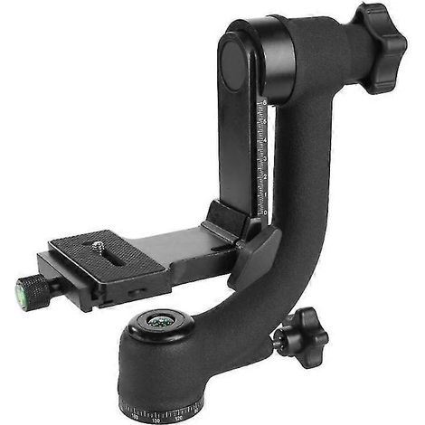 Trépied panoramique professionnel à rotule avec plaque de dégagement rapide Arca et vis 1/4, adapté aux appareils photo reflex avec une capacité de charge maximale de 20 kg. (1/5)