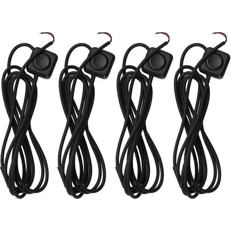 Satz mit 4 Tastern, Ein/Aus-Taster für Hupe, 0,5 A - Mini-Schalter zur Montage an 12V-24V Autohupen, industrielle Steuerung (1/5)