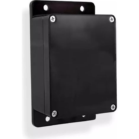 Boîtier compact étanche IP65 avec fixation facile noir - Taille Compacte (1/2)
