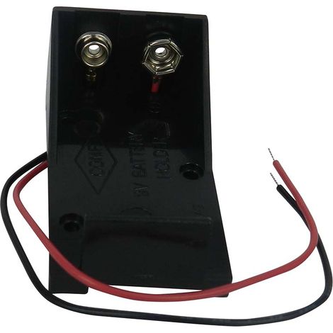 Porte-pile RS PRO 9 V PP3, raccordement Fils ( Prix pour 1 )
