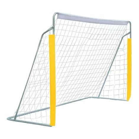 Portable 8ft Steel Football Goal with Rot Proof Football Net and Carry Bag - 240cm (1/5)