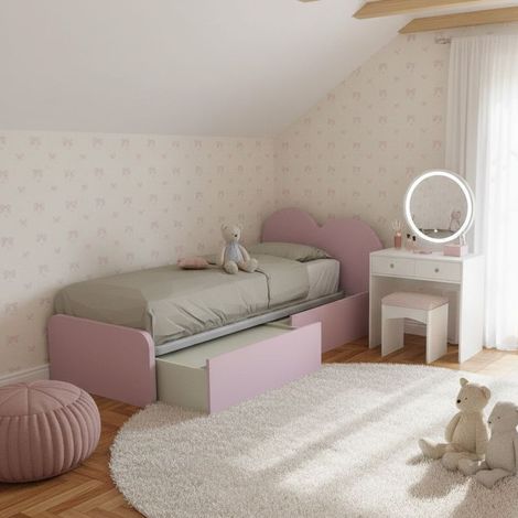 Letto singolo a cuore 80x190 con cassetti - Cipriaf3c4ff