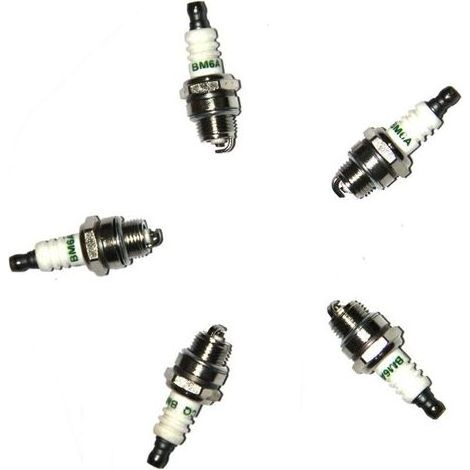 Lot de 5 bougies d'allumage BM6A pour appareil Stihl NGK BPMR7A PN 1110 400 7005,T (1/3)