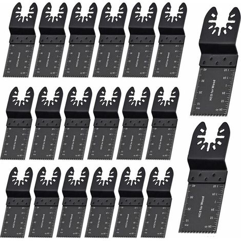 Universelles oszillierendes Sägeblatt für Metall und Holz – 20 Stück – 35 mm – Schnellwechsel-Multifunktionswerkzeug für DeWalt, Craftsman, Bosch, Dremel, FEIN, Ridgid, TCH, Makita