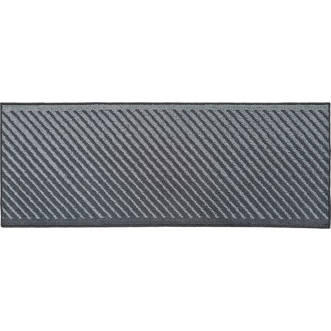 Stellar Machine Washable Latex Backed Runner, 57x150cm, Grey (1/4)
