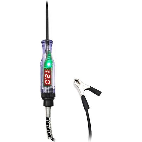 Tragbarer digitaler Kfz-Stromkreistester (6V, 12V, 24V) für Pkw und Lkw