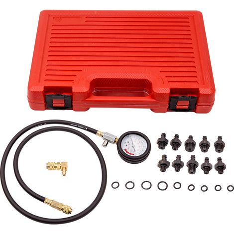 Engine Oil Pressure Test Kit Tester Car Garage Tools Oil Switch Port Adaptors uk (1/5)
