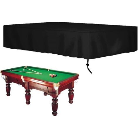 Housse De Table De Billard Pour Usage Intérieur Et Extérieur Housse De Table De Billard En Tissu Oxford 210D Imperméable Avec Matériau Indéchirable, Protection UV Anti-poussière, Durable Et Résistante (1/4)