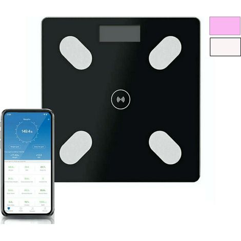 Bilancia Pesapersone Digitale 180 kg B24 Bluetooth Elettronica Vetro Portata (1/5)
