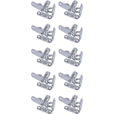 40pcs Crochet D'Anneau D'Agrafe de Plaque à Oeil Oblongs en Acier Inoxydable 304 de 5mm (1/5)