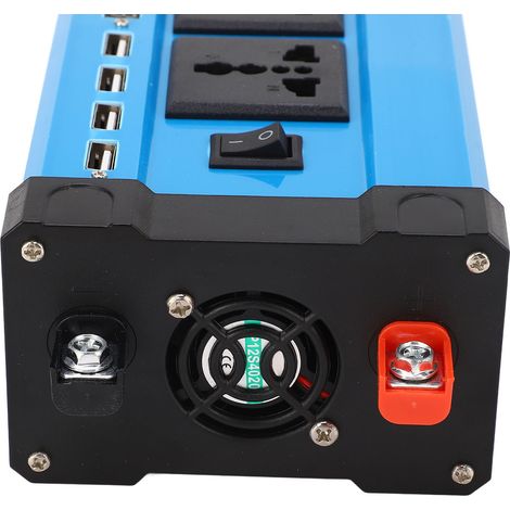 Onduleur 500W Sinus Modifié, Convertisseur 12V à 110V, Double Écran LCD, 4 Ports USB 4.2A, Prise Voiture, Chargeur de Puissance (1/5)