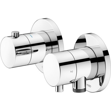 Keuco Plan blue - Unterputz-Thermostatarmatur für 2 Verbraucher, Chrom 53953011221 (1/4)