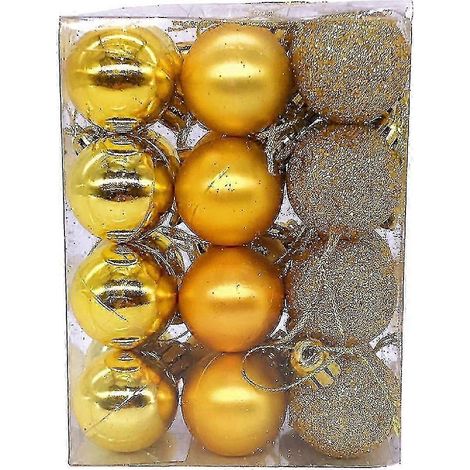 Boules de Noël et d'Halloween, Boules emballées dans un tonneau à l'épreuve du chapeau - Décorations de sapin de Noël à suspendre (1/4)