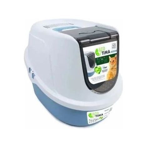 Arenero para Gatos MPETS ECO TIMA Azul Plástico