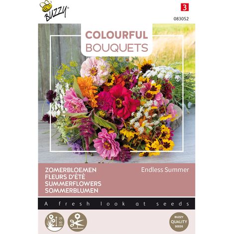 Buzzy Colourful Bouquets Endless Summer Semences - Ca. 5 gr (1/2)