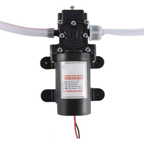 Pompe à Essence - 12V 60W - Auto-amorçante - Débit 5 L/min - Pression 0.8 MPA - Pour Vidange Huile Carburant - 1 Pièce (1/4)
