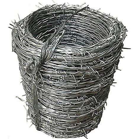 WURKO alambre espino galvanizado 4/13/15 , Alambre de espino galvanizado. Ideal para cerramientos de fincas agrícolas y ganaderas. El alambre de espino es un perfecto complemento p