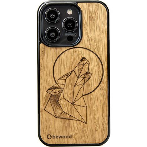 Custodia in legno Bewood per iPhone 15 Pro QUERCIA LUPO (1/5)