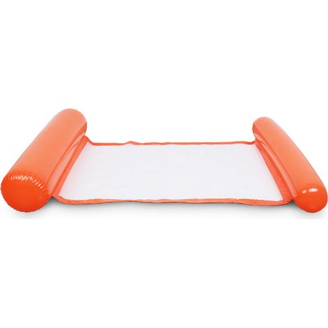 Hamac gonflable aquatique Upstartech, lit de repos léger et flottant, pliable et inclinable, avec pompe à air, idéal pour les vacances, les fêtes aquatiques, la piscine et la plage. Dimensions : 130 x (1/5)