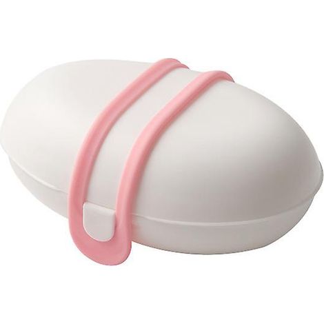 porte Savon Voyage, Rcipient Savon Porte-savon Tanche Avec Sangle En Silicone Et Sac Savon Ramie Pour La Salle De Bain (1/5)