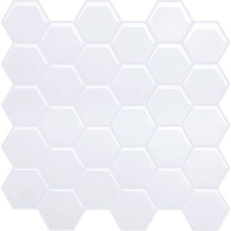 BEBUSINGOTO Küchenrückwand, Badezimmerfliesenaufkleber, wasserdichte Klebefliesen, dekorative Wandaufkleberfliesen, 4 Stück (1/4)