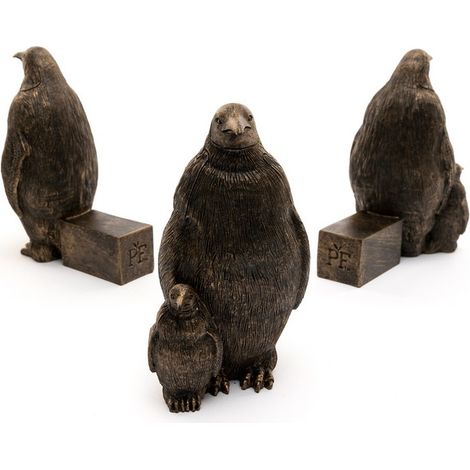 Emperor Penguin Plant Pot Feet - Set of 3 - L9.3 x W6 x H11.2 cm