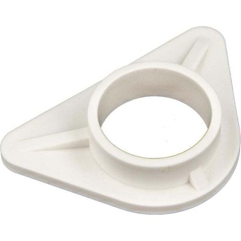 Rinforzi in plastica per lavelli con rubinetti in acciaio inox.